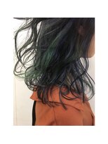 キー(kii)&nbsp;ブルーアッシュ+インナーポイントカラー