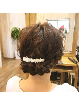 ヘアーアトリエ アンル(hair atelier anle) ギブソンタック