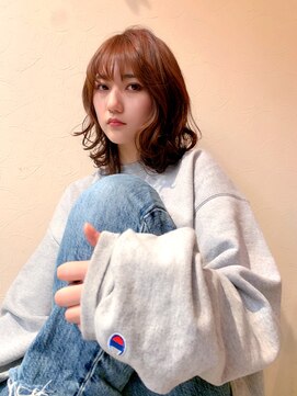 イノセンツ(Innocent'S) 外ハネミックスロブ/ミストバング/抜け感ヘア