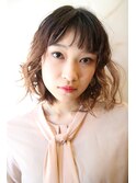 めちゃくちゃ可愛い！シースルーバング×リッジパーマ
