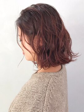 アイティー バイ アルバム 浦和店(IT by ALBUM) ピンクアッシュ_オリーブカラーハイライトカラー_ba248441