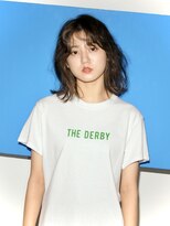 ダービー(THE DERBY) 【THE DERBY】MIDIWOLFY          #マロンベージュ#Aラインボブ