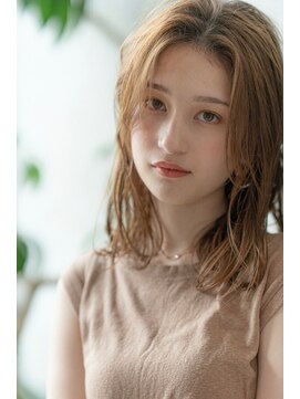 オースティン 流山おおたかの森(AUSTIN) 大人かわいい前髪セシルカットココアブラウンフリンジウェーブ