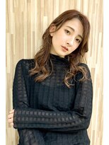 ブゾン(buZon)&nbsp;【buZonブゾン】ルーズウェーブヘア×ベージュ系カラー