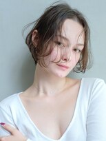 アイティーバイアルバム 松戸店(IT by ALBUM) ショートボブ_カーキグレージュマッシュショート_48125