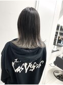 ホワイトシルバーグラデーションカラー