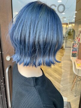 ヘア メイク ココ(hair make coco) 薄ブルー♪♪