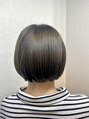 ルビナ 調布店(LViNA) ボブ オリーブベージュダブルケアカラー