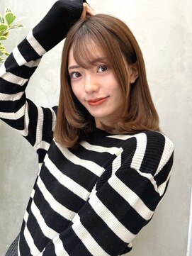 ミラリー トウキョウ(Mirareee Tokyo) 20代30代40代◎栗色波巻きミルクチョコレート艶感エギョモリ