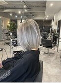 20代30代ハイライトバレイヤージュブリーチ立体感透け感