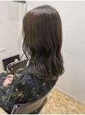 【三盃】暗めでもオシャレに!くすみベージュ(ブリーチなし)