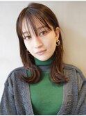 10代20代/小顔ひし形/大人かわいい/ウルフ/ミディアムレイヤー