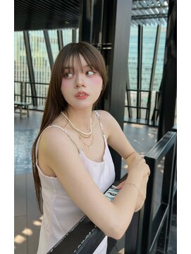 フィル 横浜(fil) ウルトワトリートメント_前髪マチルダボブピンクベージュ