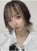 韓国風インナーカラーボブ！