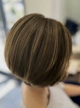 【1//jourだけのこだわり】白髪染めでも透明感のある明るい色が可能です