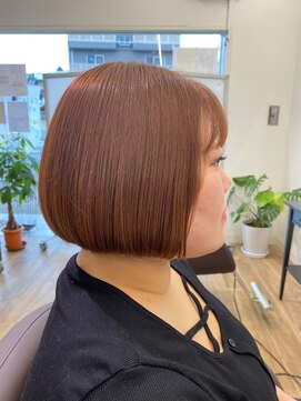 レイン(Rain) オレンジブラウンボブ