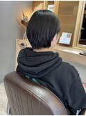艶髪×ダークグレー