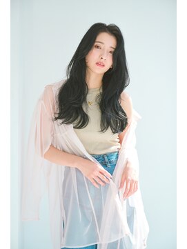 リトル 小倉(little) 韓国風大人レイヤーブルーブラック