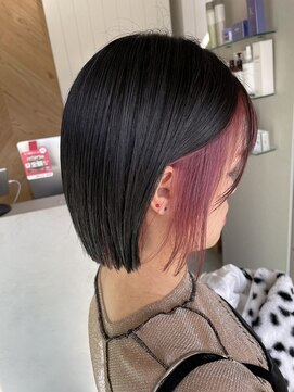 エイト 沖縄豊崎店(EIGHT toyosaki) 【EIGHT 豊崎】お客様スタイル_ボブとピンク