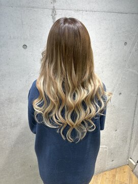 ジュジュル 稲毛本店(jujur) ミルクティーヘア