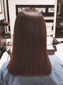 ミック ヘアアンドメイクアップ 高田店(miq Hair&Make up) 縮毛矯正/髪質改善ストレート/艶感ヘア/ナチュラルストレート