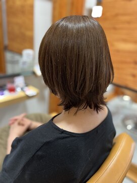 アドラーブル 松崎店(adorable) 毛先の動きある【ショートウルフ】30代40代