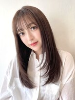 キートスバイガーランド (Kiitos by Garland)&nbsp;大人可愛いシースルーバング顔まわり小顔レイヤーカット