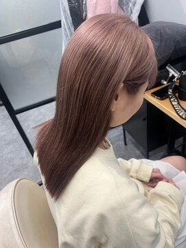 ナンバー ジルバ 立川(N° jillva) 韓国ヘア/酸性ストレート/顔まわりカット/髪質改善/ピンクカラー