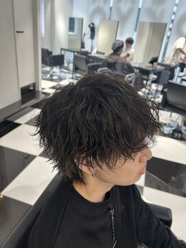 オーシャントーキョー(OCEAN TOKYO) メンズパーマツイスパ波巻きスパイラルマッシュセンターパート