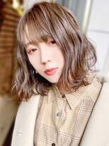 アース 錦糸町店(HAIR&MAKE EARTH) 20代30代40代ミルクティベージュ韓国ヘアハイトーン