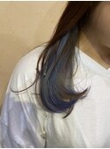 イヤリングカラー　ネイビー