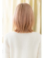 カバーヘア ブリス 志木南口駅前店(COVER HAIR bliss)&nbsp;ホワイトブロンドハイトーンカラー小顔ボブウルフY志木10代20代