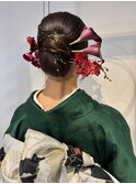 成人式/卒業式のお着付けヘアセット