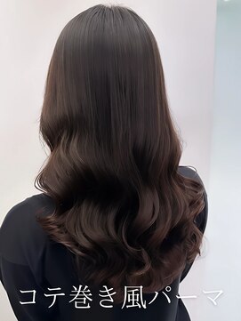 アミー 池袋(Ammy) 表面艶々×コテ巻き風パーマ