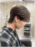 メンズ/センターパート/ニュアンスパーマ/縮毛矯正/学割/秦野駅