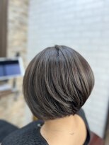 アトリエナガノ(atelier nagano)&nbsp;ショートボブ/ニュアンスカラー/ツヤ髪スタイル/ブルージュ