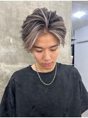 波巻きツイストスパイラルパーマ/フェザーパーマ/眉毛/メンズ 