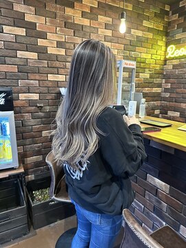 レオクマ(REOKUMA) シャドールーツ/バレイヤージュ/海外風カラー/デザインカラー