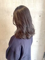 ロッカヘアエジェ(ROCCA hair eje.)&nbsp;ハイライトカラーエレガントブラウンミディ