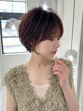 ロンドエニカ 大宮(Lond enika) グランマッシュ/細めハイライト/ショート/白髪ぼかし/前髪/大宮