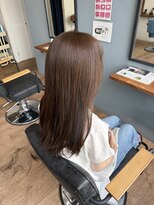 レアレア ヘアアンドライフ(LeaLea)&nbsp;着物ヘア/ダークアッシュ/ミディアムレイヤーカット/伊丹