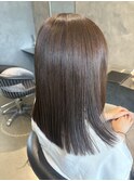 髪質改善ストレートでサラサラ。