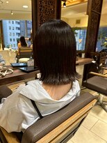 ヘアリゾート粋 ティガ 池袋店(tiga)&nbsp;外ハネ/ミディアム/ボブ/ナチュラルブラウン