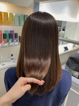シェノン 赤羽店(CHAINON) 髪質改善ストレートでサラ艶大人綺麗なヘアスタイルへ