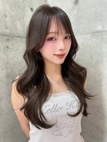 ロンド マーレ 天神大名店(Lond mare) 黒髪/オリーブグレー/小顔/ココアベージュ/レイヤーカット