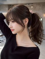 セントラル 三宮店(central) くびれヘア/髪質改善/透明感カラー/顔まわりレイヤーカット