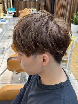 クオリス 上板橋店(QUALIS) 冬刈り上げマッシュ×ブラウンカラー◎韓国風無造作