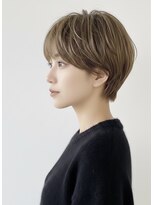 レウナ 外苑前(Reuna)&nbsp;大人可愛いショートボブ　大人ショート　耳かけ