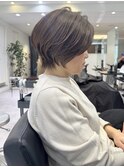 30代40代50代ショート白髪ぼかし銀座丸みくびれ井