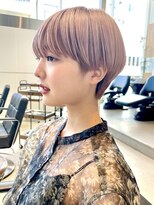 イギー(igggy) マッシュショート☆ピンクアッシュベージュ